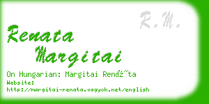 renata margitai business card